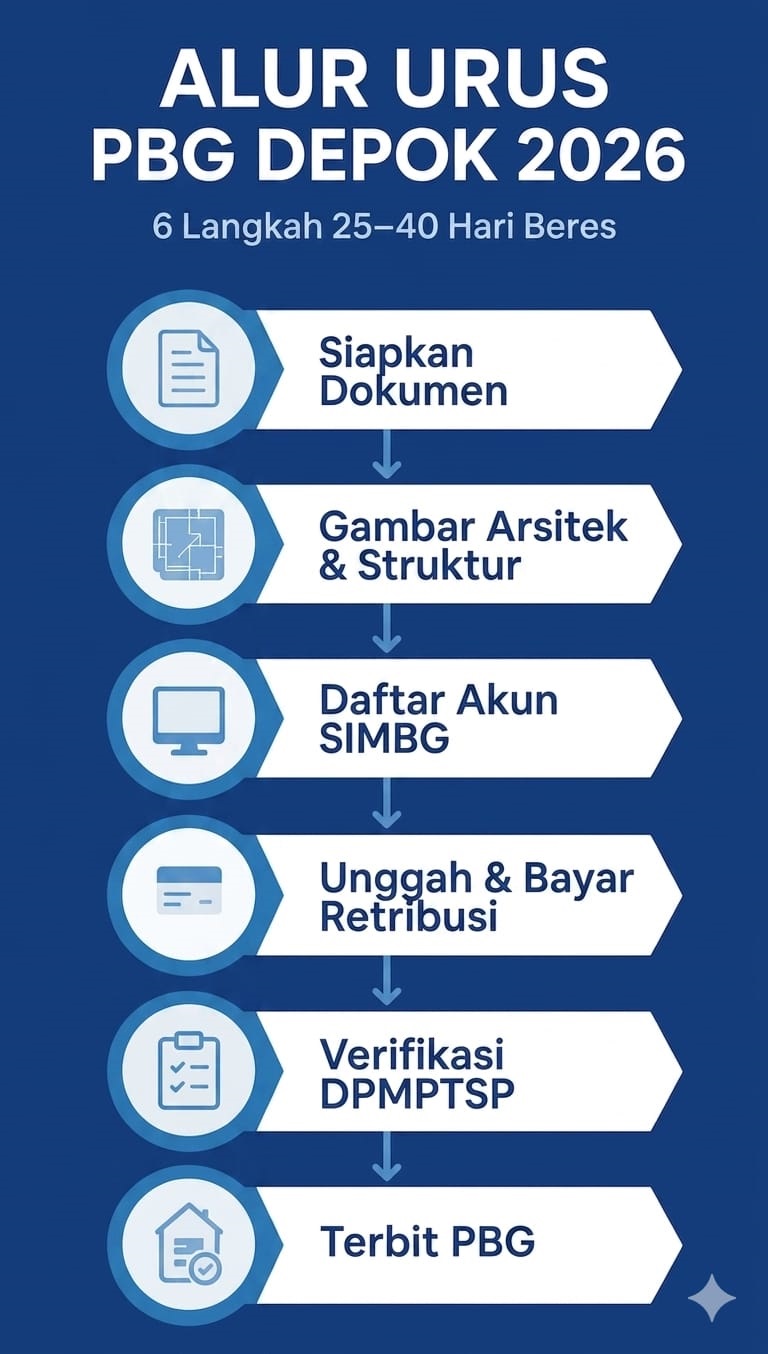 ALUR URUS PBG DEPOK 2026